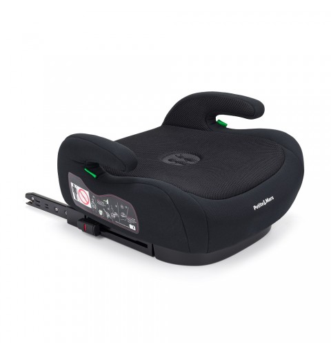 Petite&Mars Optimus Pro i-Size - fotelik samochodowy isofix 125-150 cm, podstawka | Black Air